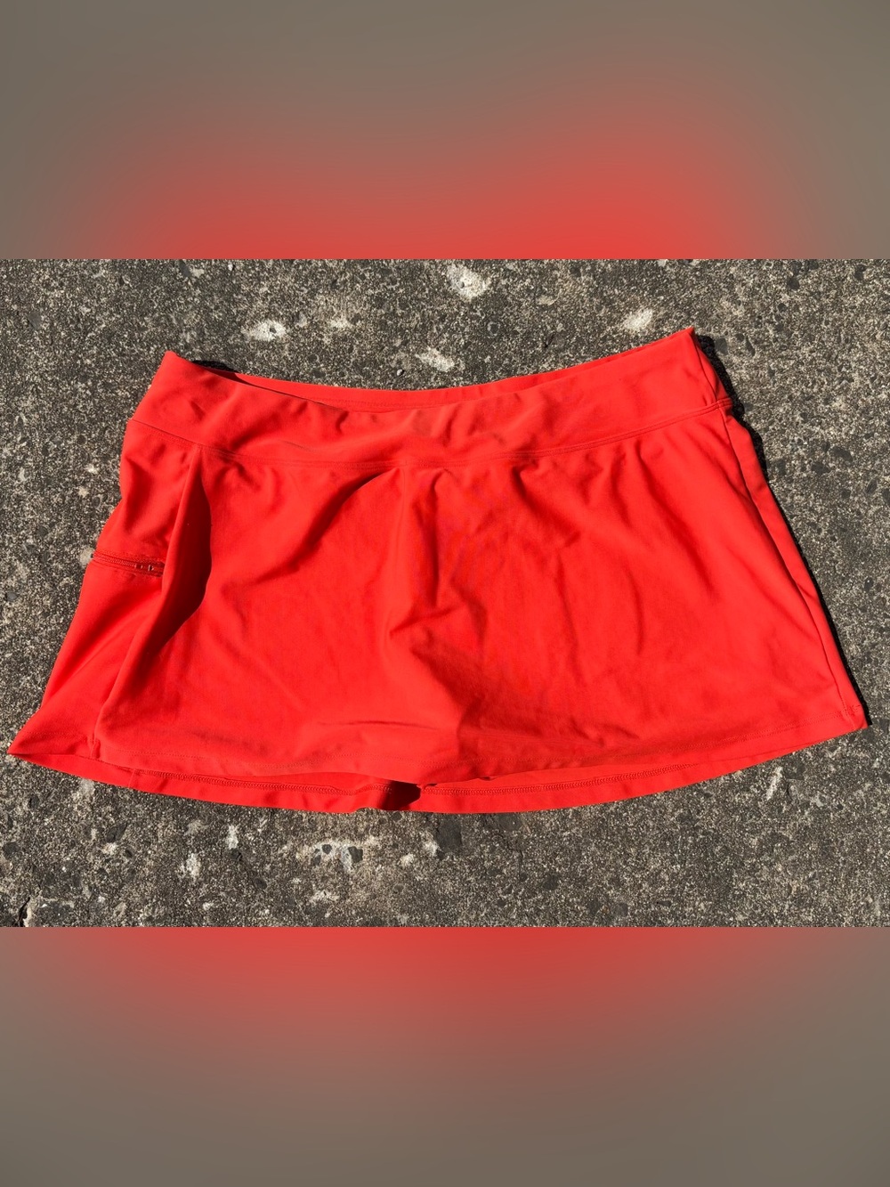 Women’s Red Circle Skater Skirt